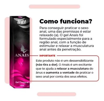 Anais - Gel Excitante Com Efeito Quente E Sabor De Canela 15ml - Image 5