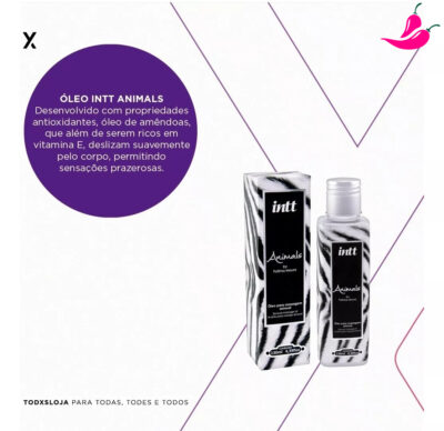 Animals - Óleo Afrodisíaco Para Massagem E Hidratação 130ml - Image 6