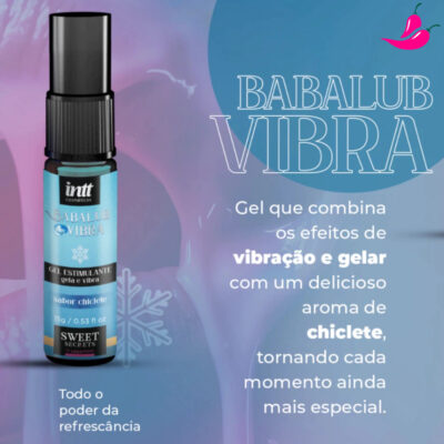 Babalub Vibra Ice Excitante Unissex - Aroma Chiclete 15G - Image 7