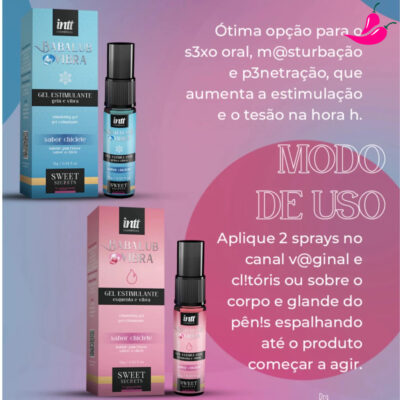 Babalub Vibra Ice Excitante Unissex - Aroma Chiclete 15G - Image 8