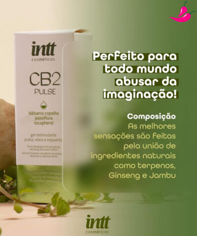Pulse Cb2 Excitante Unissex 15ml - Efeito Quente E Vibratório - Image 7