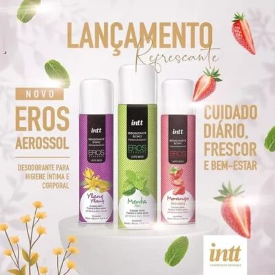 Desodorante Íntimo E Corporal Eros 166ml - Aroma Morango - Image 4
