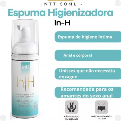 In-H - Espuma Higienizadora e Hidratante Anal 50ml - Image 4