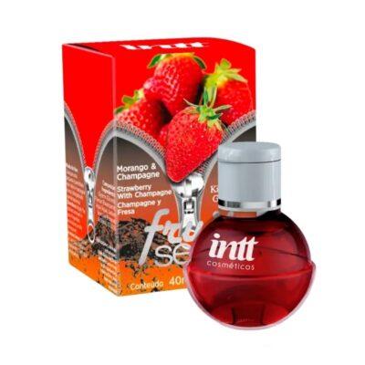 Fruit Sexy Gel Beijável Sabor Morango & Champagne 40ml Intt