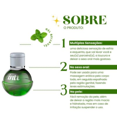 Fruit Sexy Menta Gel Beijável Com Efeito Quente 40G - Image 5