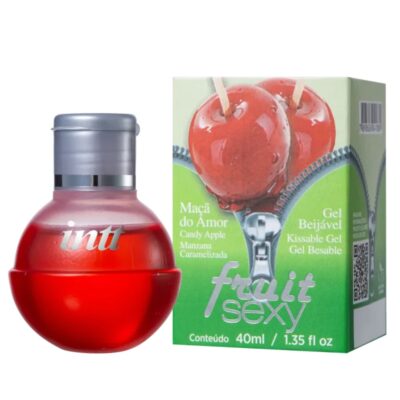 Fruit Sexy Gel Beijável Sabor Maçã do Amor 40ml Intt - Image 5