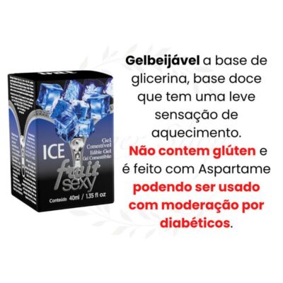 Fruit Sexy Ice Gel Beijável Com Efeito Quente 40G - Image 5