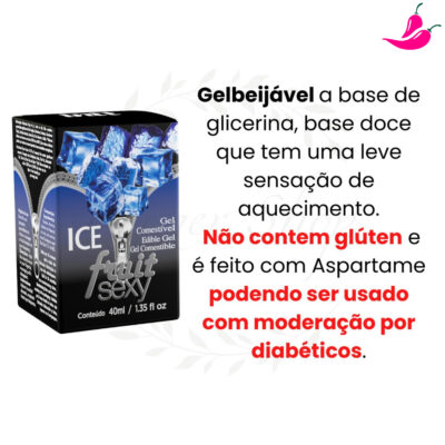 Fruit Sexy Ice Gel Beijável Com Efeito Quente 40G - Image 7