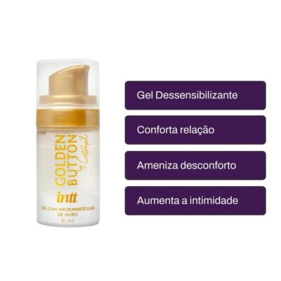 Golden Button 17ml - Gel Lubrificante Com Particulas De Ouro 23K - Image 3