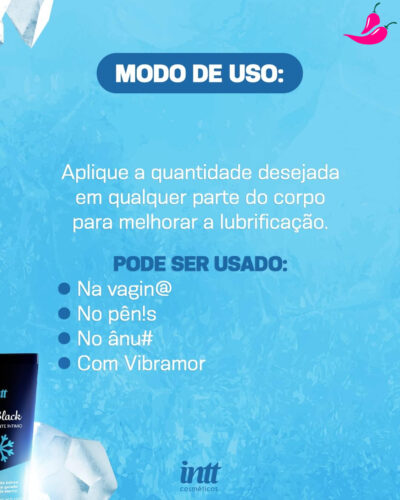 Ice Black 50ml - Gel Lubrificante À Base d'Água Gela e Aquece - Image 4