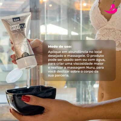 Intt Ru Silver - Gel Lubrificante Para Massagem Nuru 150ml - Image 8
