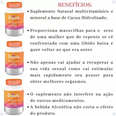 Orgastic Cápsulas Suplemento Multivitamínico Feminino - Image 5