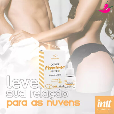 Permita-se Gel Excitante Unissex - Esquenta e Vibra 15ml Intt - Image 7