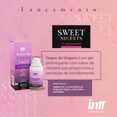 Toque Da Virgem - Gel Adstringente Feminino Com Aroma De Chiclete 17ml - Image 5
