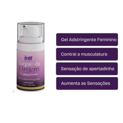 Toque Da Virgem - Gel Adstringente Feminino Com Aroma De Chiclete 17ml - Image 6