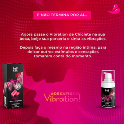 Vibration Power Chiclete Gel 17ml - Gel Extra Forte Vibra Aquece E Lubrifica - Image 7