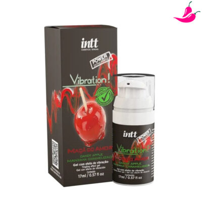 Vibration Power Maçã Do Amor  17ml- Gel Extra Forte Vibra Aquece E Lubrifica