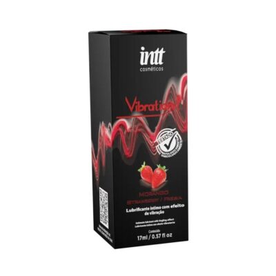 Vibration Morango Gel - Efeito de Vibração, Pulsação E Aquecimento 17Ml - Image 3